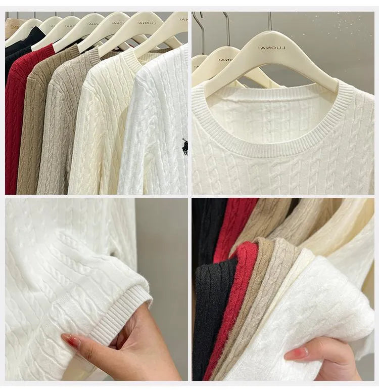 Maglione a Trecce