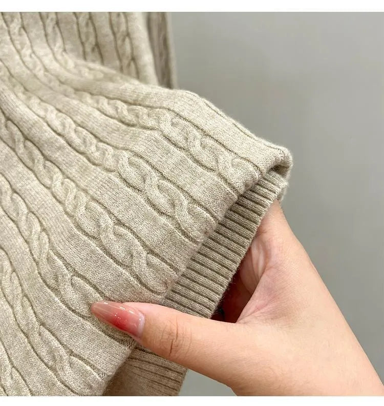 Maglione a Trecce