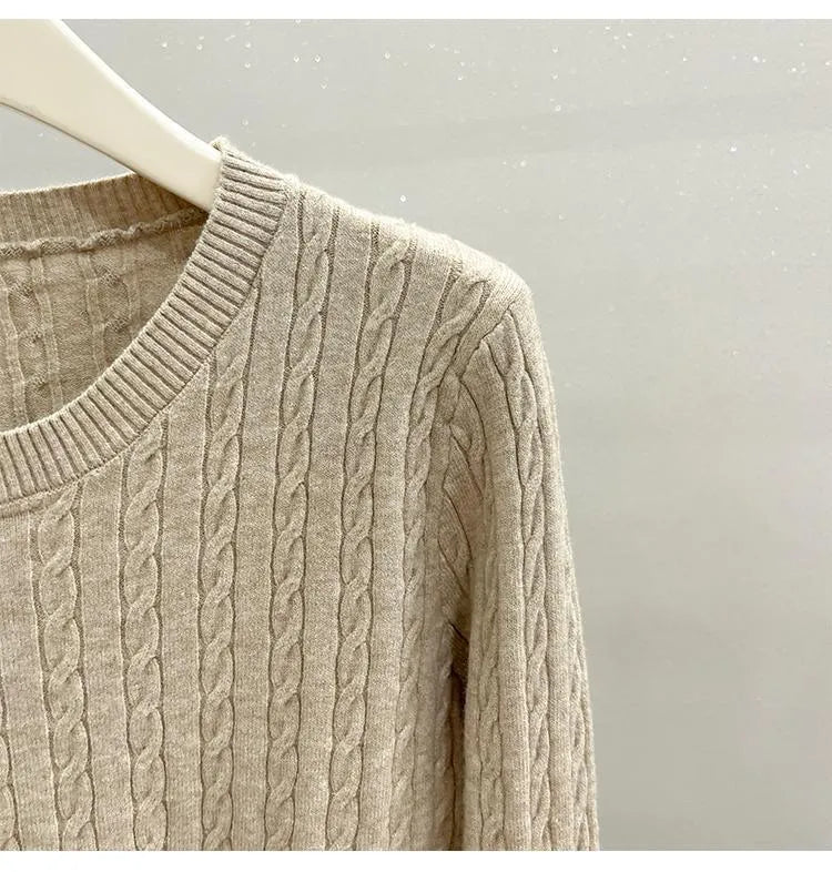 Maglione a Trecce