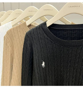 Maglione a Trecce