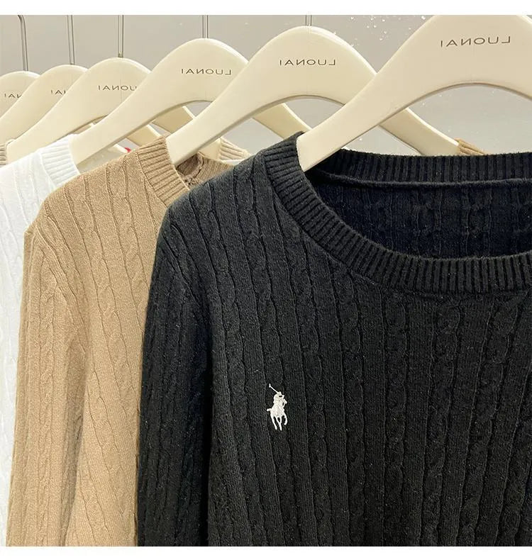 Maglione a Trecce
