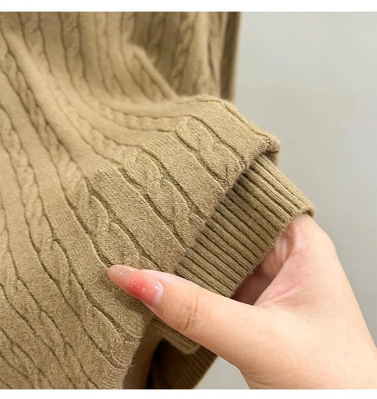 Maglione a Trecce